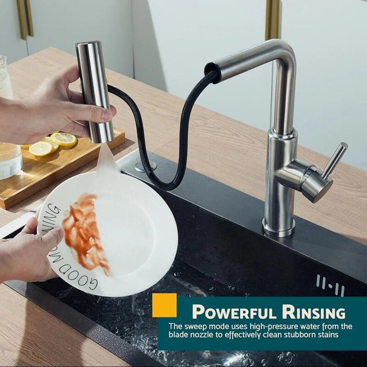 شیر روشویی 360 درجه چهار حالته اقتصادی با طراحی آرگونومیک برند HuaDiao _ تضمین کیفیت