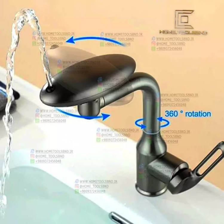 شیر روشویی چهار حالته 360 درجه برند City Market با قابلیت چرخش 360 درجه