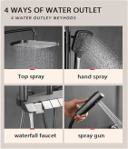 نمای کلوزآپ از نازل بارانی با سیستم هوادهی