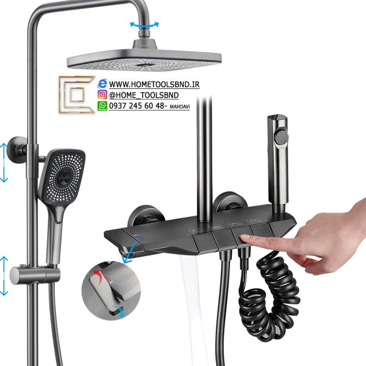 کلیدهای کنترلی مکانیکی HD910 با روکش کروم