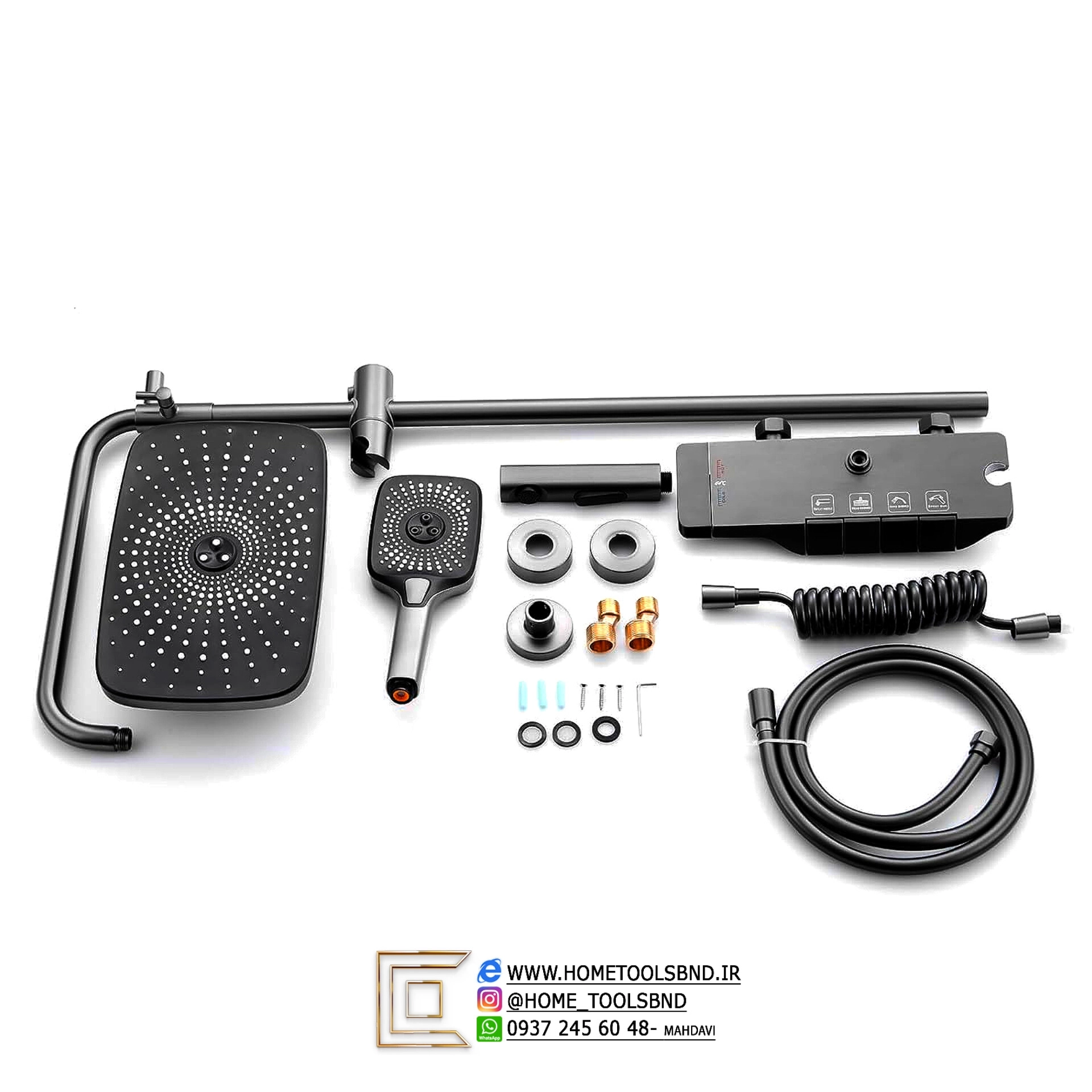 خروجی آب دستی با حالت چندگانه پاشش