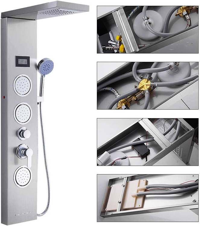 تجربه ماساژ با نازلهای حرفهای آب