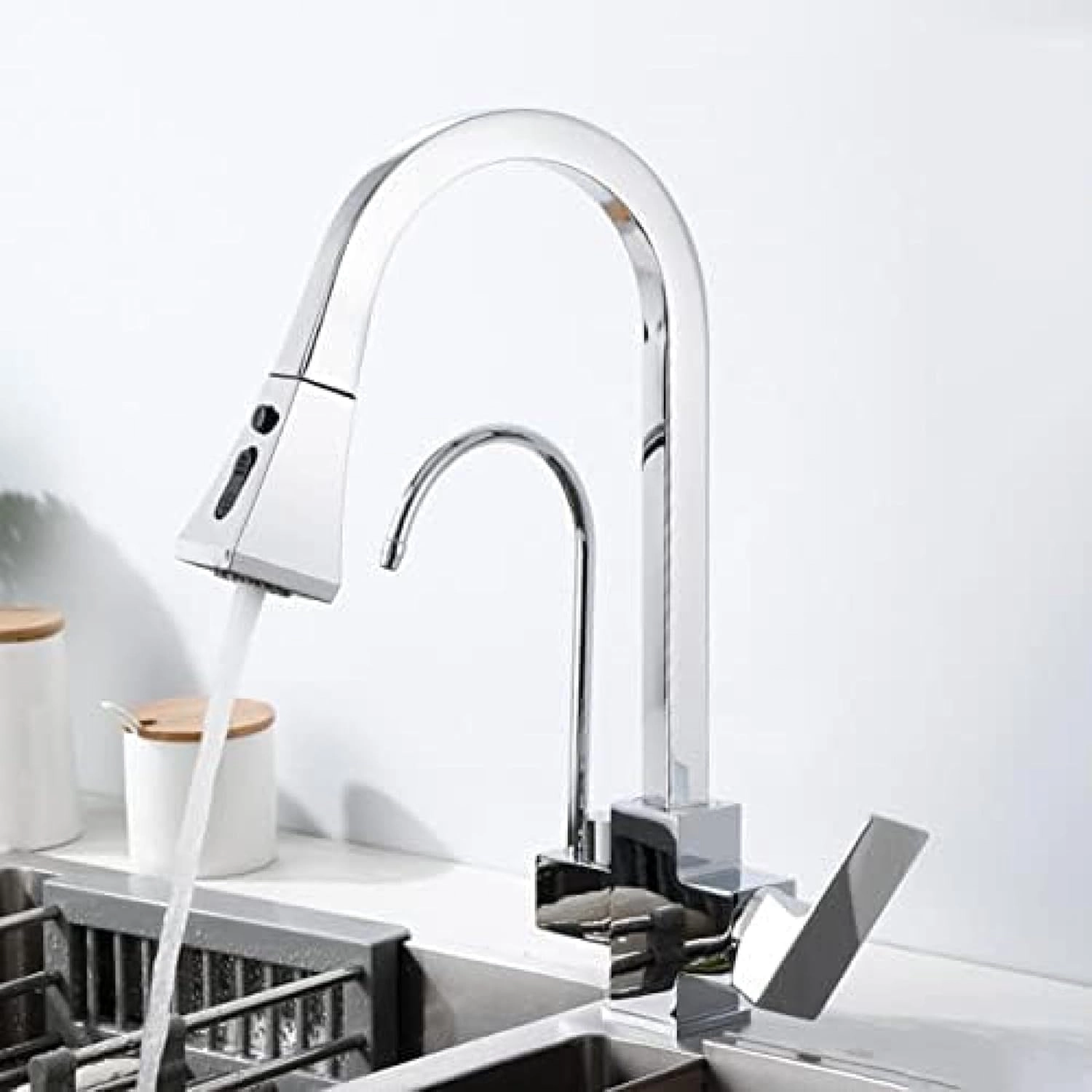 شیر ظرفشویی دو کاره شاوری 360 درجه مدل آب تصفیه دار برند هوادیائو