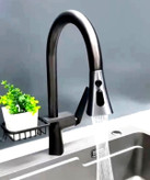 شیر آشپزخانه با پاشش آب سه حالته و سری چرخشی