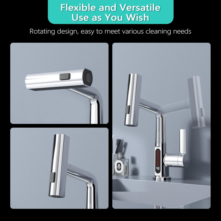 نمایشگر دمای آب در شیر ظرفشویی شیک