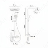نازل و شاتاف با کیفیت بالا در دوش حمام سیتی مارکت