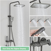 دوش حمام پیانویی سیتی مارکت با طراحی آلمانی و استیل ضد زنگ